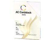 American Crafts Cardstock Pack 5 X7 60 Pkg White