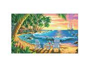 Paint By Number Kit 20 X12 Sunset Beach