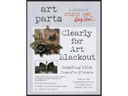 Wendy Vecchi Clearly For Art Modeling Film Sheets 3 Pkg Blackout 8 X10