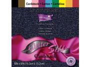 Core dinations Glitter Silk Cardstock Pack 6 X6 20 Pkg