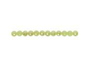 Jewelry Basics Glass Beads 6mm 36 Pkg Green Mirror Round