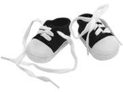 Fibre Craft 414505 Springfield Collection Tennis Shoes Black White