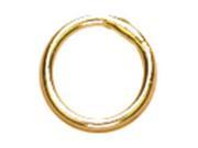 14k Plated Gold Elegance Beads Findings Closed Jump Rings 6mm 20 Pkg