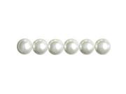 Jewelry Basics Pearl Beads 10mm 58 Pkg White Round