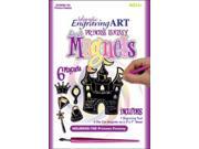 Holographic Engraving Art Magnets Princess Fantasy