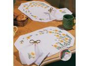 Stamped Placemats Napkins For Embroidery Wind Swept