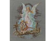 Guardian Angel Counted Cross Stitch Kit 7 1 2 X9 7 8 14 Count