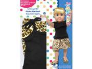 Springfield Collection Tank and Skirt Leopard Print Skirt and Black Tank