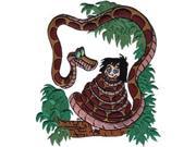 Disney Jungle Book Kaa With Mowgli Iron On Applique