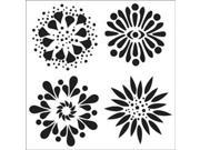 Crafter s Workshop Templates 6 X6 Flowers