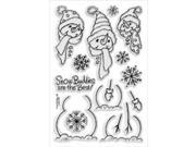 Stampendous Clear Christmas Stamp Build A Snowman