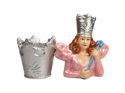 Wizard of Oz Good Witch Glinda and Crown Salt and Pepper Shaker Set