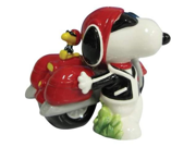 Snoopy Joe Cool Motorcycle Salt and Pepper Shaker Set