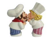 Kiss the Cook Chef Couple Salt and Pepper Shaker Set