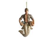 Special Delivery Courier Merman Christmas Holiday Ornament December Diamonds