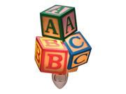 Childrens Toy Blocks ABC s Baby Nursery Night Light
