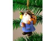 Jolly Roger Pirate Santa Parrot Christmas Ornament