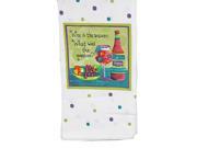 Wine is the Answer What was the Question Cotton Tea Towel
