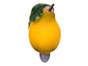 Yellow Pear Fruit Night Light Kitchen Decor Ibis and Orchid