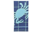 Salt Water Blue Crab Applique 28 Inch Kitchen Dish Towel Park Designs