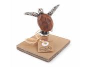 Swimming Sea Turtle Bottle Stopper Metal and Mango Wood Mud Pie