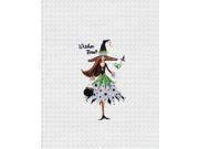 Witchy Woman Witches Brew Halloween Holiday Kitchen Towel Waffle Weave 27 Inch