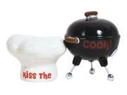 Salt Pepper Shakers Mwah Kiss The Cook! New Licensed 94480