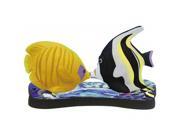 Mothers Miracle Tropical Kissing Fish Shakers on Reef Tray Set Westland
