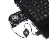 Mini Vacuum USB Air Extracting Cooling Fan Cooler for Notebook Laptop PC Computer