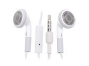 Stylish White 3.5mm Jack Earphone for iPhone 4 Cellphone MP3 MP4 MP5 iPod iPad Tablet PC