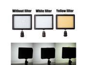 160 LED Video Light Lamp Panel 12W 1280LM Dimmable for Canon Nikon Pentax DSLR Camera Video Camcorder