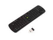 Measy RC11 Mini Handheld 2.4G Wireless Gyroscope Air Mouse Keyboard Remote Control for PC Notebook Android TV BOX Black