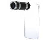 8X Zoom Monocular Telescope Camera Lens with Back Cover Case for Apple iPhone 5G