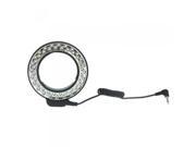 48 LEDs Macro Ring Flash Light with 2 Diffusers for Canon Nikon Pentax