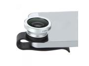 Detachable Clip on 180° Degrees Telephoto Fisheye Lens Fish Eye for Mobile Phones iPhone 4 4S 5PCS