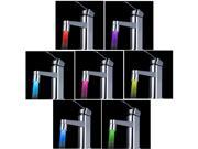 7 Colors Changing Glow LED Light Water Stream Faucet Tap for bathroom or kitchen to make it fantastic ABS electrochromism
