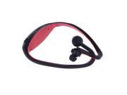 Sport MP3 WMA Music Player TF Micro SD Card Slot Wireless Headset Headphone Earphone Black Red