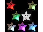 5 Packs RGB Colorful LED Star Christmas Valentine Wedding Decoration Night Light