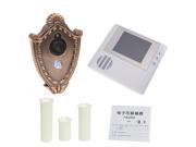 2GB Digital Peephole Doorbell 0.3M Night Vision Video Record Home Security