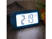 LED Digital Alarm Clock Repeating Snooze Light activated Sensor Backlight Time Date Temperature Display