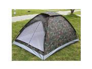 Camping Tent for 2 Person Single Layer Waterproof Outdoor Portable Camouflage