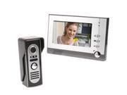 7 inch LCD Home Security Video Door Phone Doorbell Intercom Kit System
