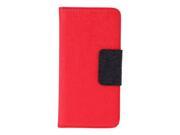 Luxury Flip PU Leather Hard Wallet Case Cover Textured Grain Pouch Stand Folded Magnetic Clip for Apple iPhone 6 4.7 Inches