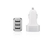 dodocool® MFi Apple Certified High Speed 3 Port IC USB Car Charger with 33W 6.6A for iphone 7 7plus Samsung