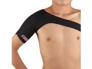 SX642 Sports Single Shoulder Brace Support Strap Wrap Belt Band Pad Black