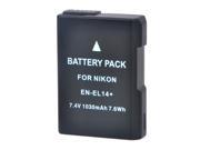 1030mAh EN EL14 Battery for Nikon Coolpix D5100 D3100 D3200 P7100 P7000 NEW