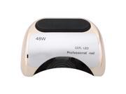 110 220V 48W Professional CCFL LED UV Lamp Light Beauty Salon Nail Dryer with Automatic Induction Timer Setting