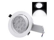 12*1W LED Recessed Ceiling Down Light Lamp Spotlight Indoor for Home Living Room Decoration Lighting with Driver AC85 265V