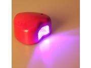 Mini Heart shape LED Lamp Light Purple light 3W Rose