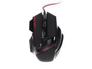 Max 3200 DPI 7 Buttons LED Optical USB Wired Pro Gamer Gaming Mouse Mice with Breathing Lights Triple Fire Key for Win XP 7 8 Mac